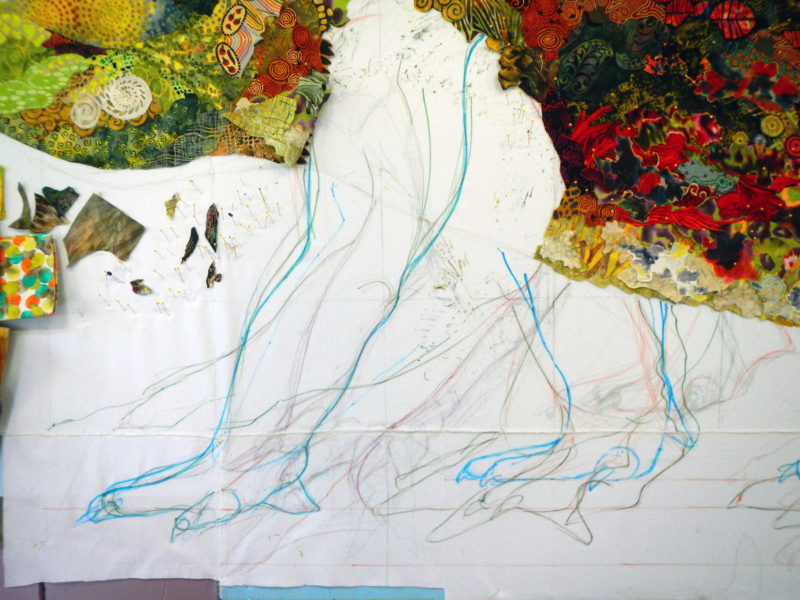 Susan Carlson Fabric Collage Throwback Thursday Summer Special—11 of 14: Are We There Yet?