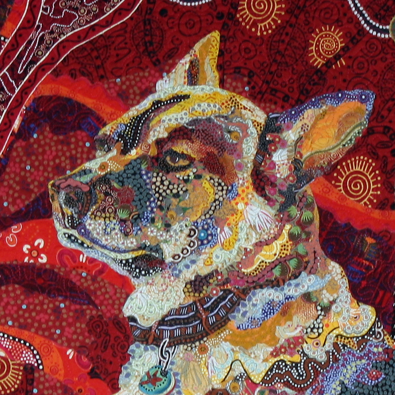 Quilt Stories: “Dixie Dingo Dreaming” (Update with Slideshow)