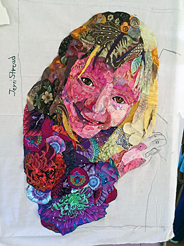 Susan Carlson Throwback Thursday: Introducing Fabric Collage Artist—Jerri Stroud