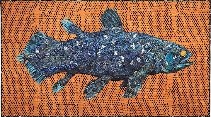 Susan Carlson Throwback Thursday: Fabric Collage Fish