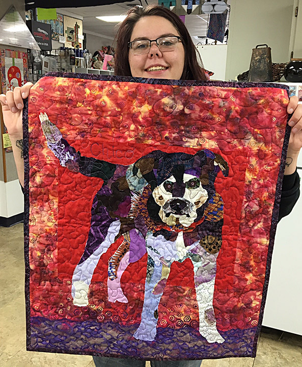 Susan Carlson Throwback Thursday: Fabric Collage in Kalispell, MT
