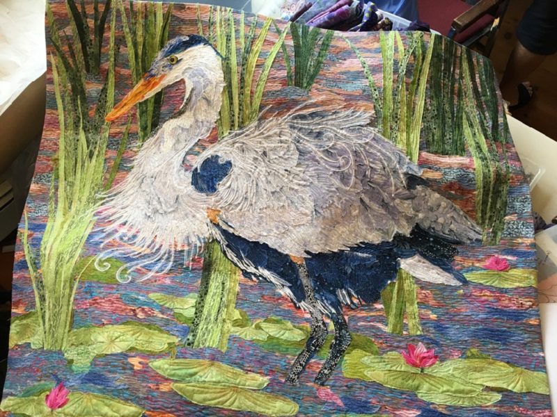 Susan Carlson Throwback Thursday: Fabric Collage Feathers