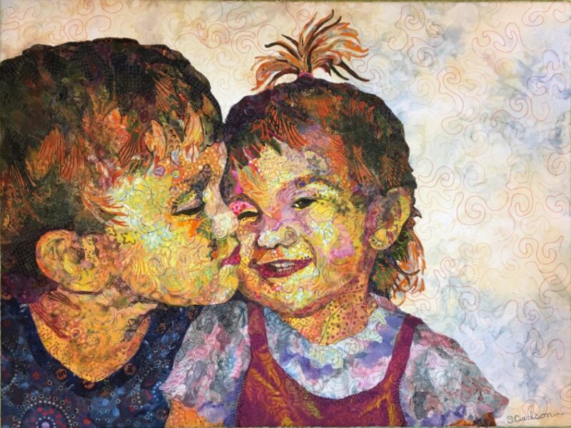 Susan Carlson Fabric Collage: Top Tip—Working With Diagonals to Create Balance Susan Carlson Fabric Collage: Top Tip—Working With Diagonals to Create Balance