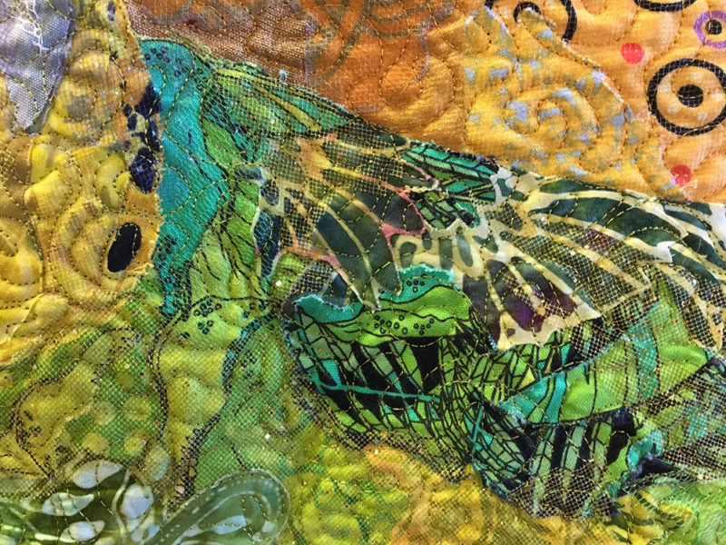 Susan Carlson Fabric Collage Throwback Thursday: Fabric Feathers