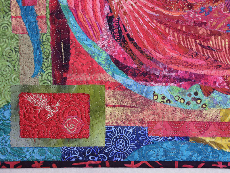 Susan Carlson Throwback Thursday: Fabric Collage Backgrounds Revisited