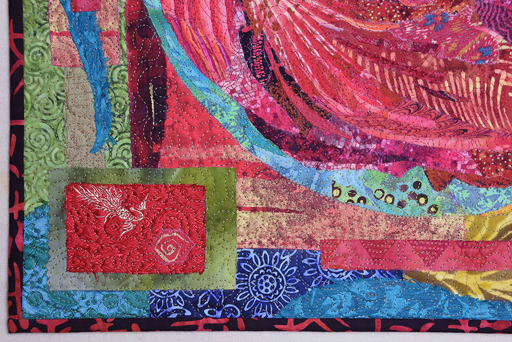 Susan Carlson Throwback Thursday: Fabric Collage Backgrounds Revisited