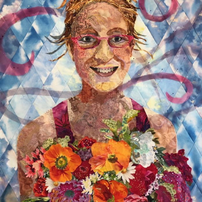 Susan Carlson Fabric Collage Throwback Thursday: Maine Summer Quilt Retreat 2018