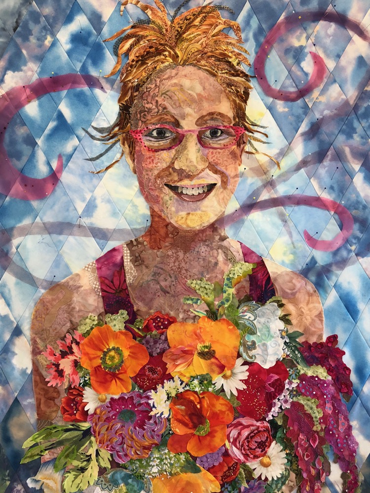 Susan Carlson Fabric Collage Throwback Thursday: Maine Summer Quilt Retreat 2018