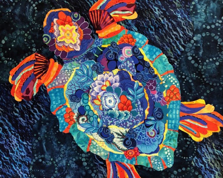 Susan Carlson Throwback Thursday: Fabric Collage Quilts Based on My Patterns Susan Carlson Throwback Thursday: Fabric Collage Quilts Based on My Patterns
