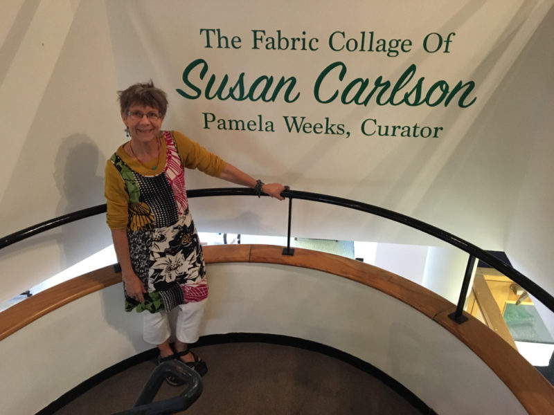 NOT a Throwback Thursday: Susan Carlson Fabric Collage Quilts at NEQM