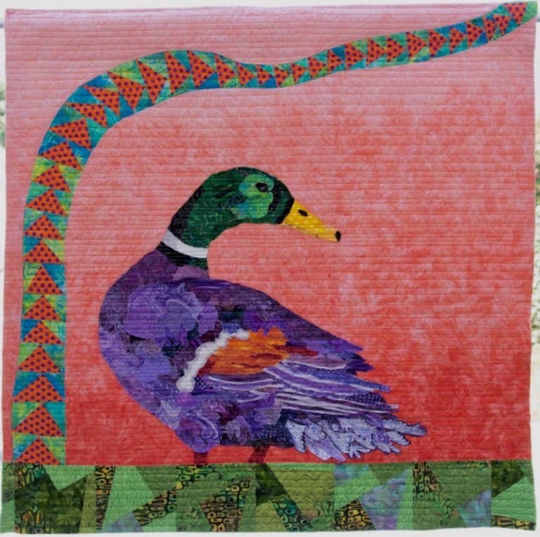 The Finish Line, Volume 13: A Fabric Collage Aviary | Susan Carlson Quilts