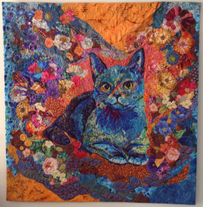 Creating Fur in Fabric Collage | Susan Carlson Quilts