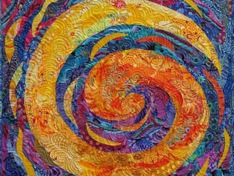 Susan Carlson Throwback Thursday: A Master Class Fabric Collage Finish Line Susan Carlson Throwback Thursday: A Master Class Fabric Collage Finish Line