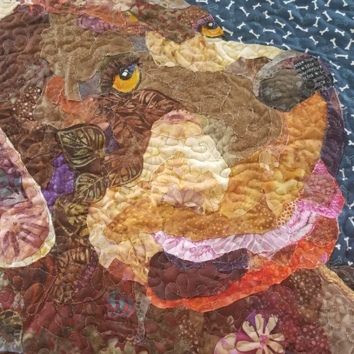 The Fabric Collage Finish Line: Show-and-Share from Empty Spools 2019, Part 2