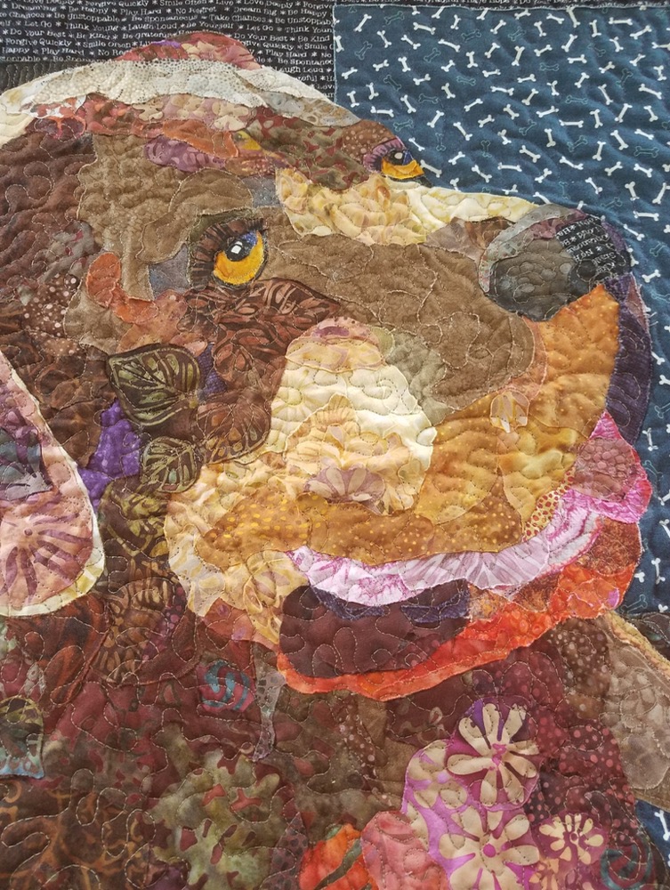 The Fabric Collage Finish Line: Show-and-Share from Empty Spools 2019, Part 2