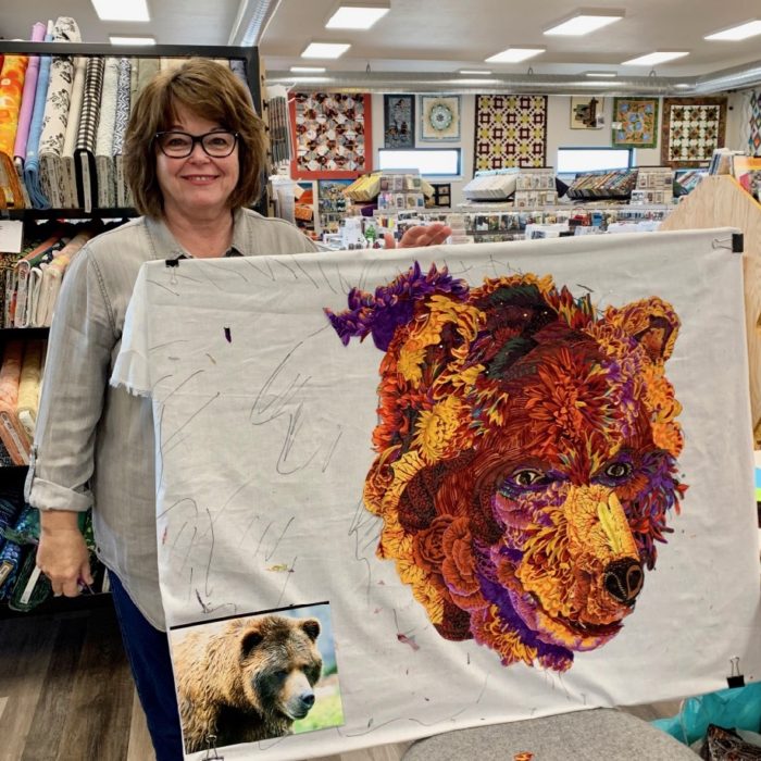 On the Road: Fabric Collage in Kalispell, MT—June 2019, Week 1