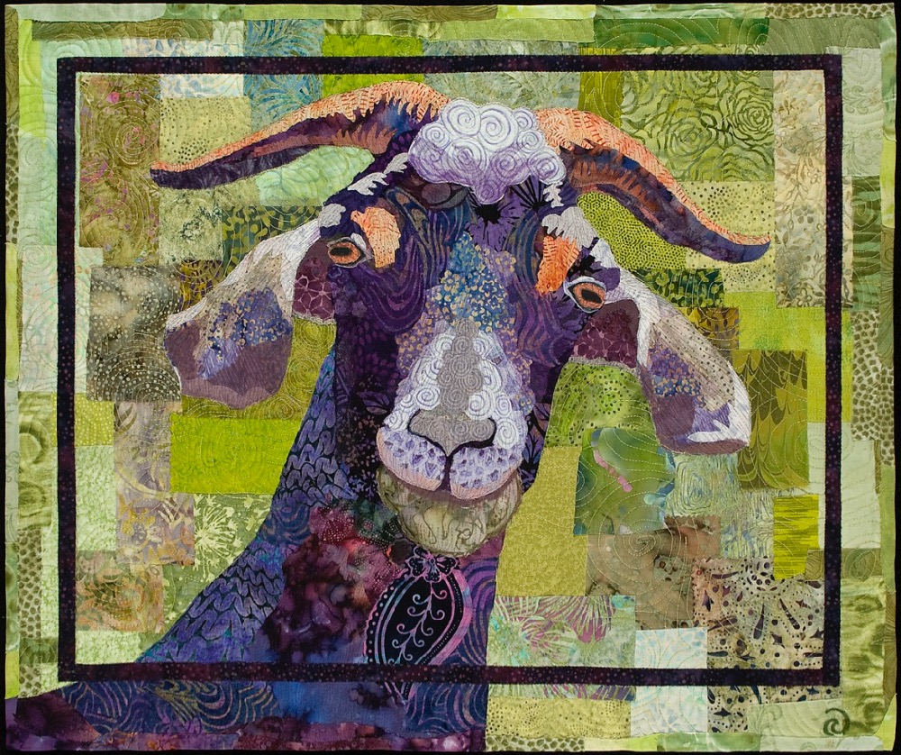 The Fabric Collage Finish Line: Quilted Menagerie | Susan Carlson Quilts