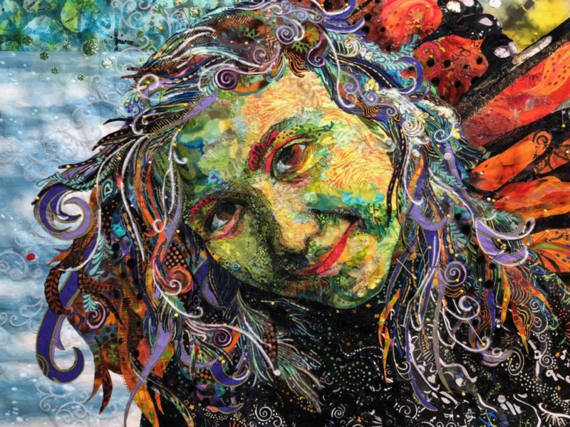 Susan Carlson Fabric Collage Throwback Thursday: Let’s Not Split Hairs