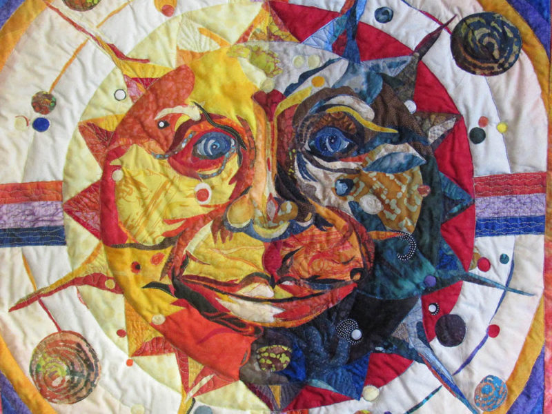 Susan Carlson Throwback Thursday: Fabric Collage Celestial Portraits Susan Carlson Throwback Thursday: Fabric Collage Celestial Portraits