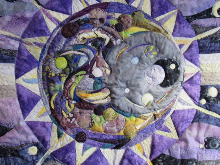 Solstice Collage Fabric Collage Finish Line: Solstice Edition | Susan Carlson Quilts