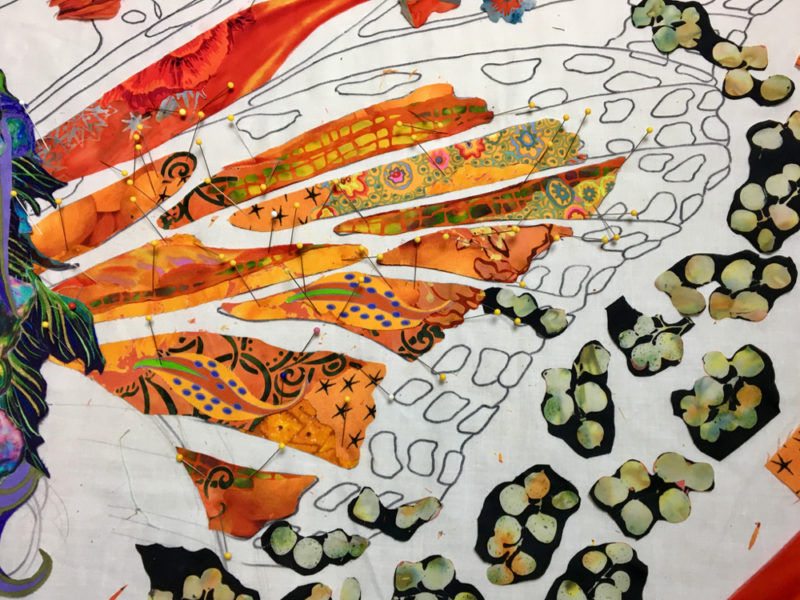 Susan Carlson Throwback Thursday: Sequence, or Putting Your Fabric Collage in Order