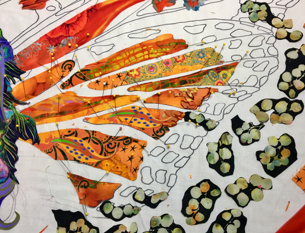 Susan Carlson Throwback Thursday: Sequence, or Putting Your Fabric Collage in Order