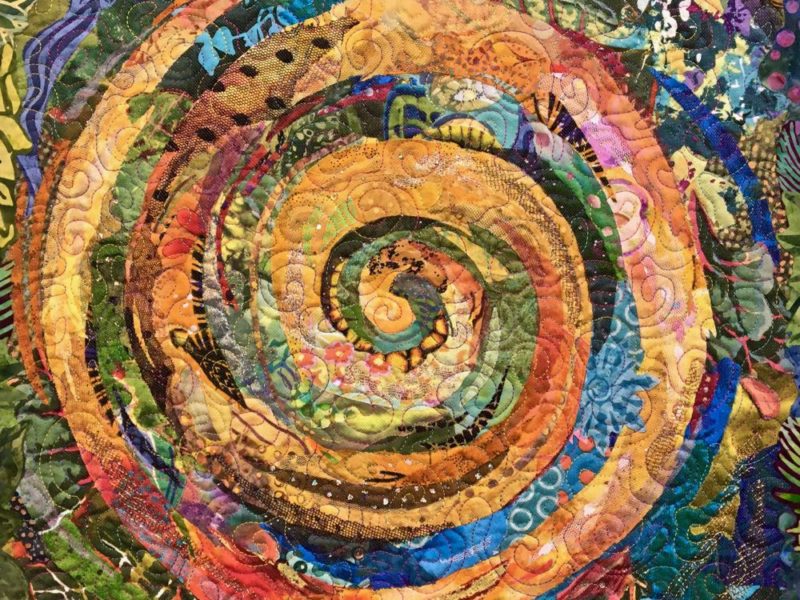 Susan Carlson Throwback Thursday: The Underappreciated Fabric Collage Spiral