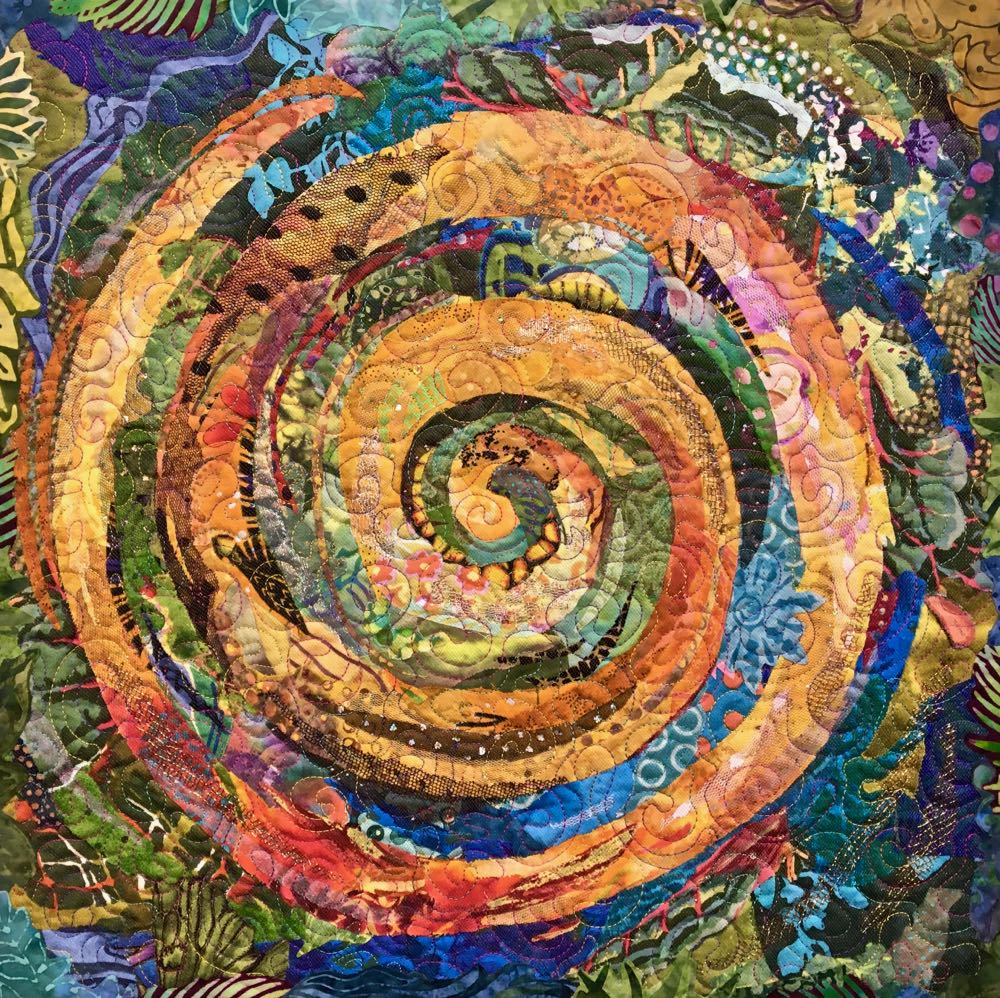 Susan Carlson Throwback Thursday: The Underappreciated Fabric Collage Spiral