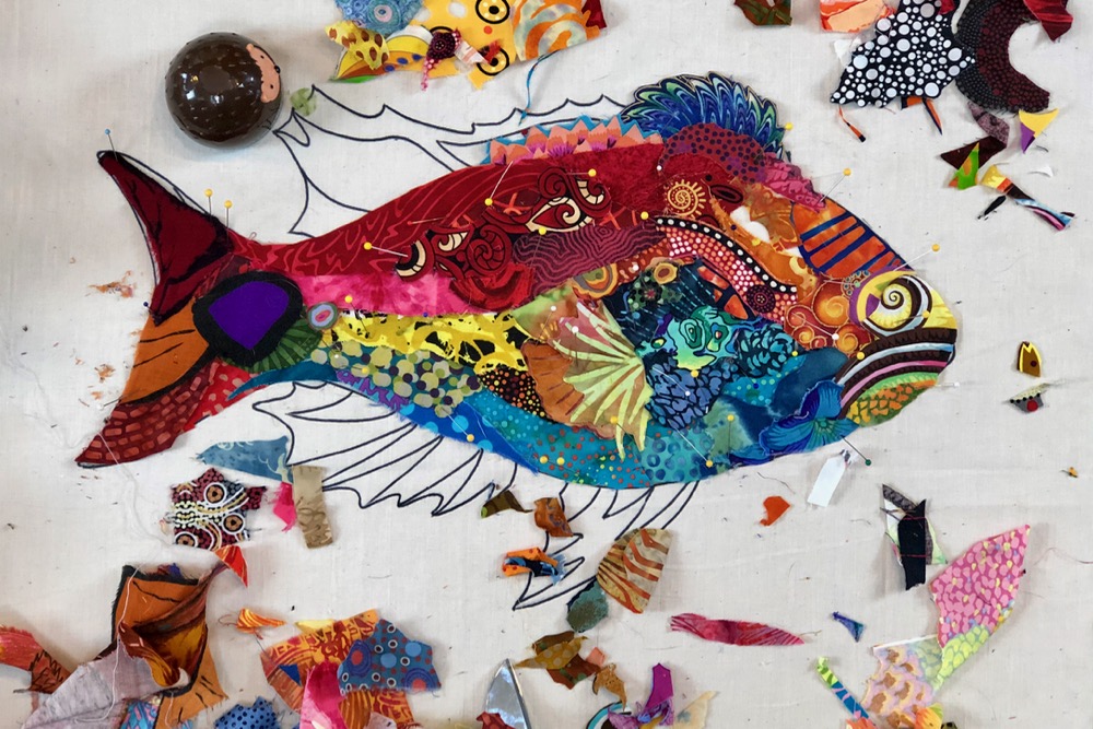 How to Jump Start Creativity—From a Fabric Collage Point of View