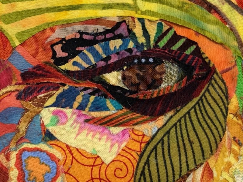 The Eyes Have It: A Gallery of Fabric Collage Eyes
