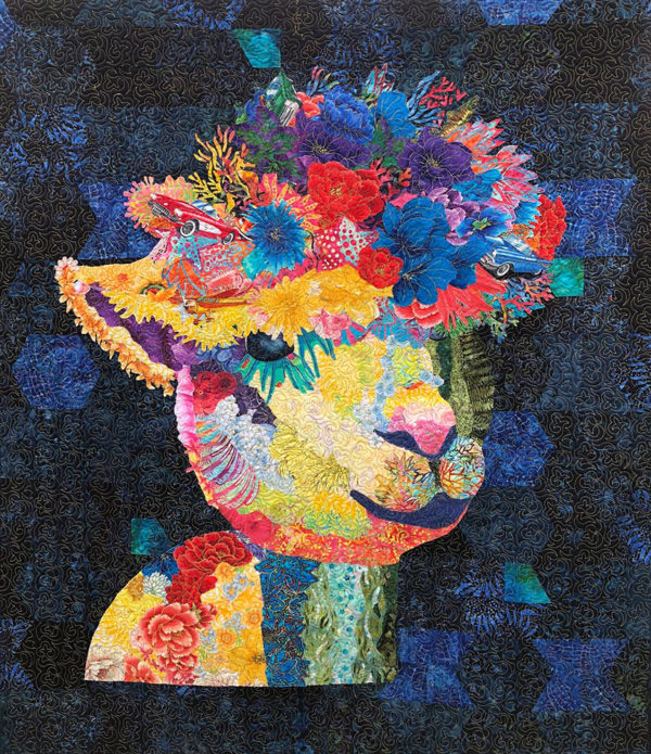 Fabric Collage Coaching Client Examples | Susan Carlson Quilts