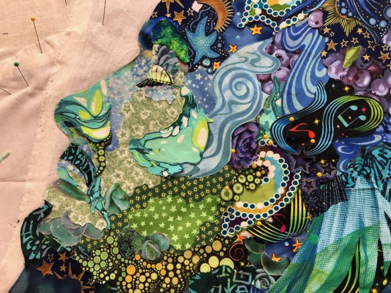 Susan Carlson Throwback Thursday: Summer 2021 Fabric Collage Project