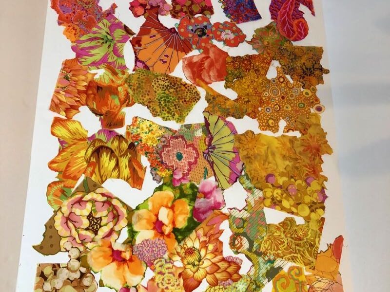 Susan Carlson Throwback Thursday: Step 4—Making a Fabric Collage Palette