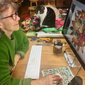 March 2026 Live Online Fabric Collage Class with Susan Carlson