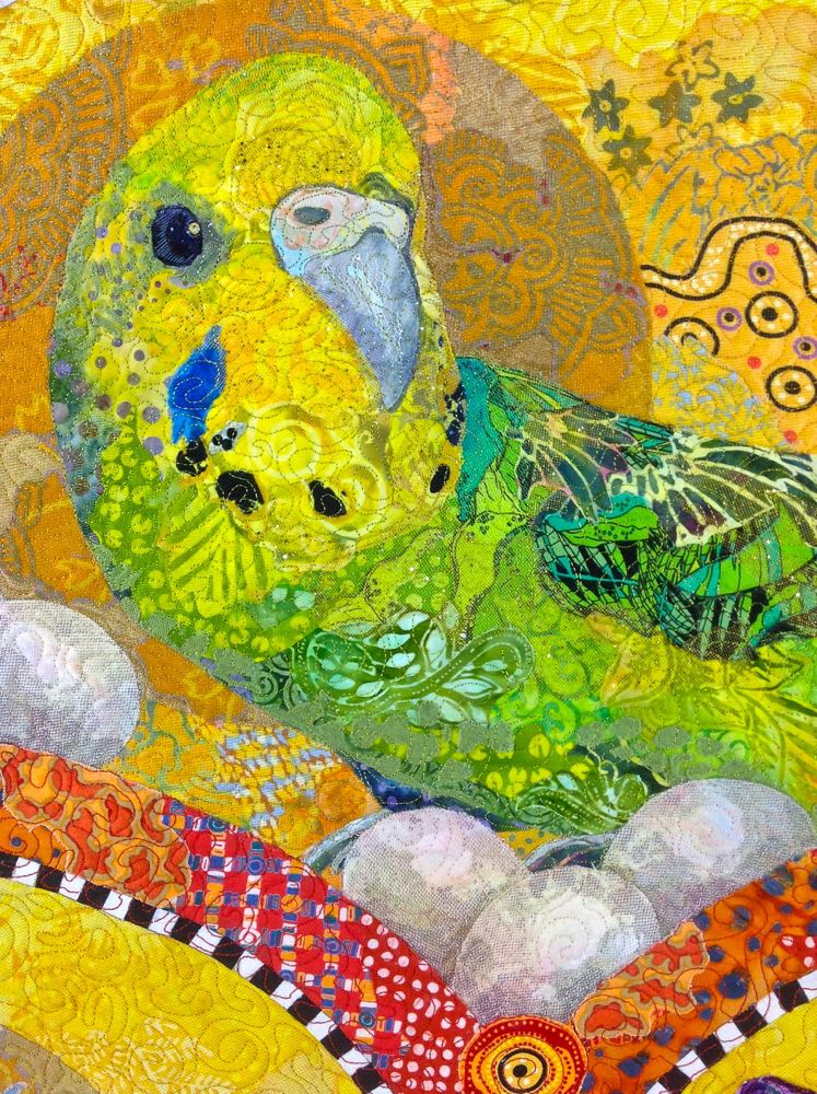 Susan Carlson Throwback Thursday: Fabric Collage Feathers