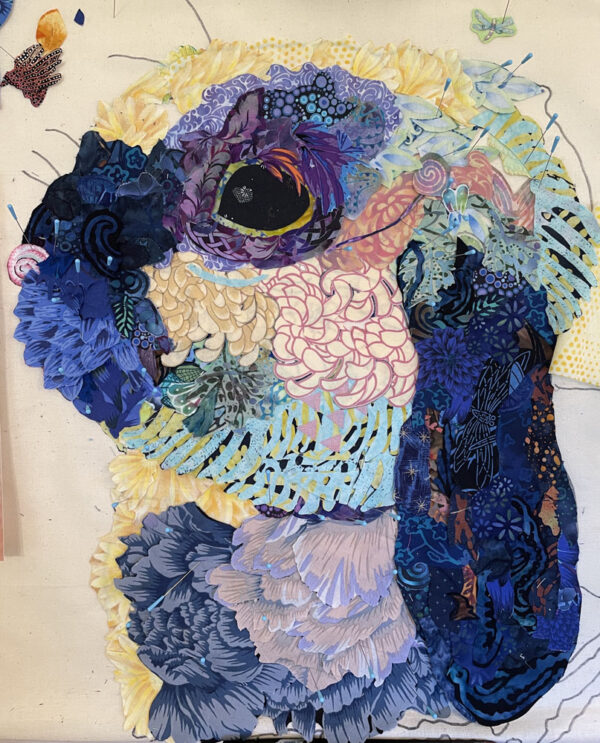 NOT on the Road: May 2021 Live Online Fabric Collage Class—Part 3 ...