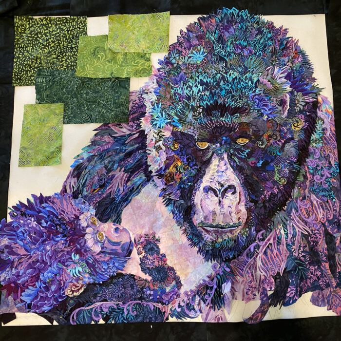September 2021 Live Online Fabric Collage Class—Part Two: Furbies