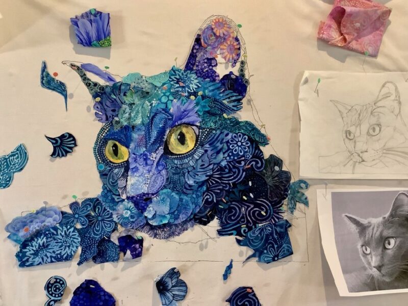 Susan Carlson Fabric Collage Throwback Thursday: More Santa Fe Memories from 2022 Susan Carlson Fabric Collage Throwback Thursday: More Santa Fe Memories from 2022