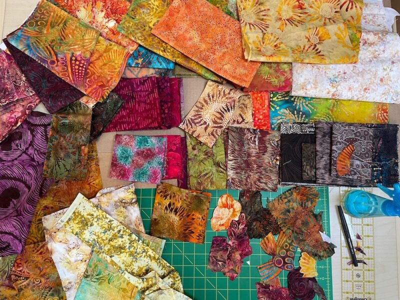 NOT On the Road: January 2023 Live Online Fabric Collage Class—Part 1 ...