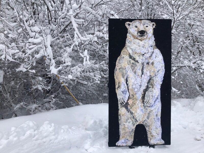 In Progress: Winfrieda the Lace Polar Bear—Part 2