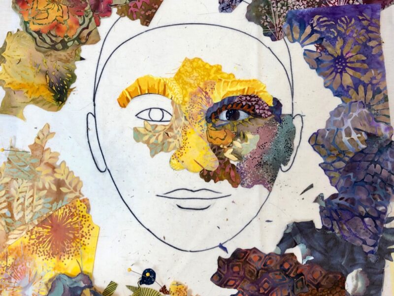 Susan Carlson Throwback Thursday: Fabric Collage Faces