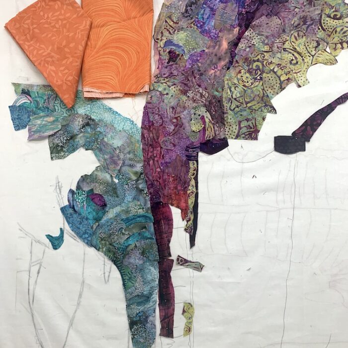 Susan Carlson Throwback Thursday: Fabric Collage Live Online—Space Available in February’s Leap Year Class Week!