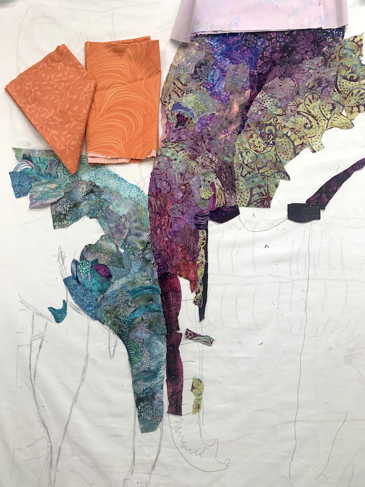 Susan Carlson Throwback Thursday: Fabric Collage Live Online—Space Available in February’s Leap Year Class Week!
