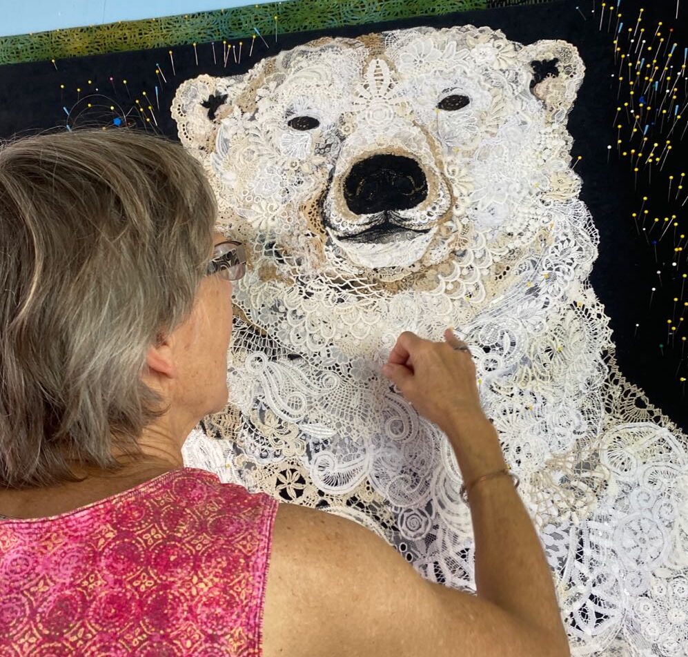 Susan Carlson Throwback Thursday: “Winfrieda,” the Lace Polar Bear