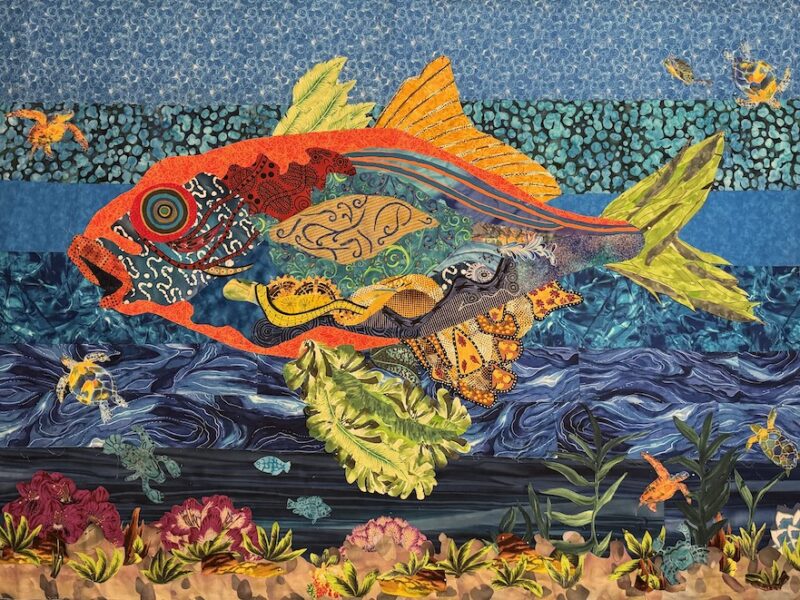 Susan Carlson Throwback Thursday: Another Fine Kettle of Fabric Collage Fish Susan Carlson Throwback Thursday: Another Fine Kettle of Fabric Collage Fish