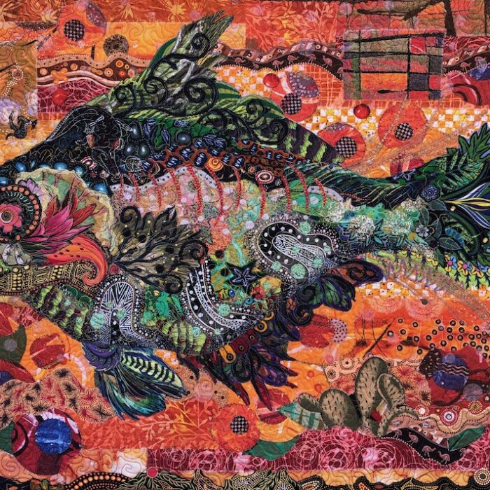 Announcing the Susan Carlson Fabric Collage: Fantastical Fish eWorkshop