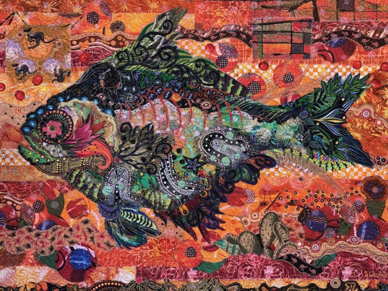 Announcing the Susan Carlson Fabric Collage: Fantastical Fish eWorkshop