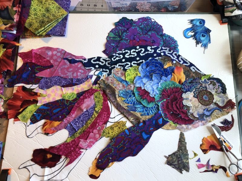 Susan Carlson Fabric Collage Throwback Thursday: Fresh Fish of the Day