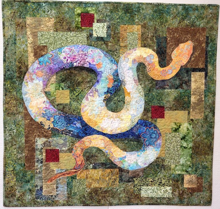 Fabric Collage Finish Line: A Visit to the Zoo | Susan Carlson Quilts