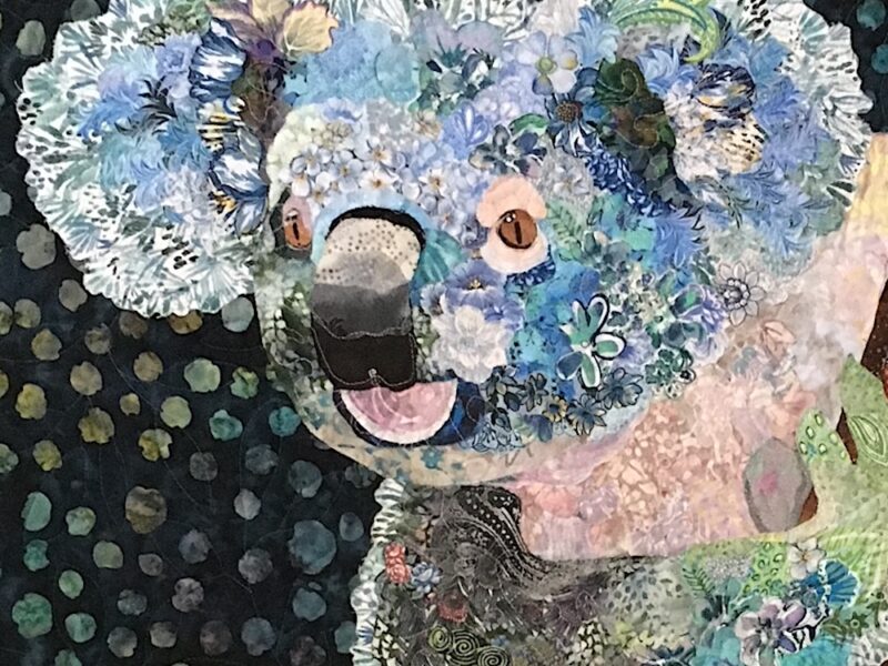 Susan Carlson Fabric Collage Finish Line #116: Cuddly Creatures Susan Carlson Fabric Collage Finish Line #116: Cuddly Creatures